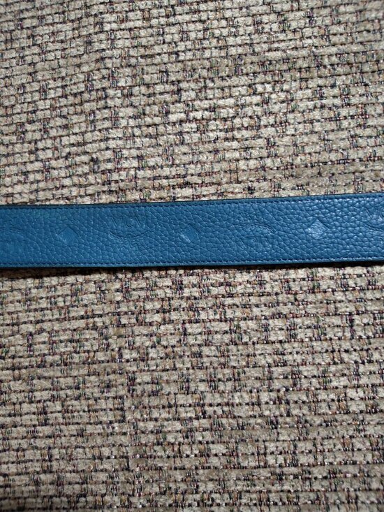 100% AUTHENTIC MCM Embossed Leather Monogram Reversible Belt - 35.5 ” Last Hole main image 7